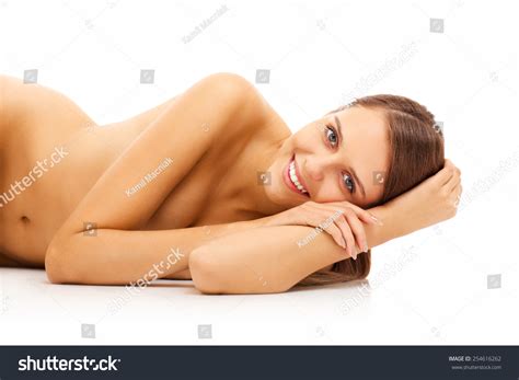 Picture Pretty Sensual Nude Woman Lying Stock Photo Edit Now 254616262