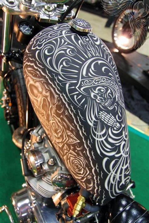 Bike Tank Art Pinstriping Custom Motorcycles Custom Bikes Cars And