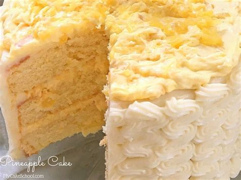 Pineapple Cake Recipe | My Cake School