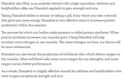 Dianabol Review Dianabol Steroids, Side Effects, Cycle, Dosage ...