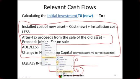 How To Calculate Initial Investment Operating Cash Flow And Terminal