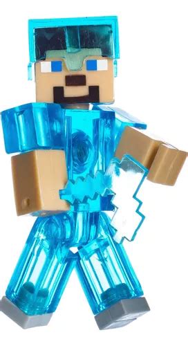 Minecraft Armadura De Diamante Figura Articulada Con Luz Meses Sin