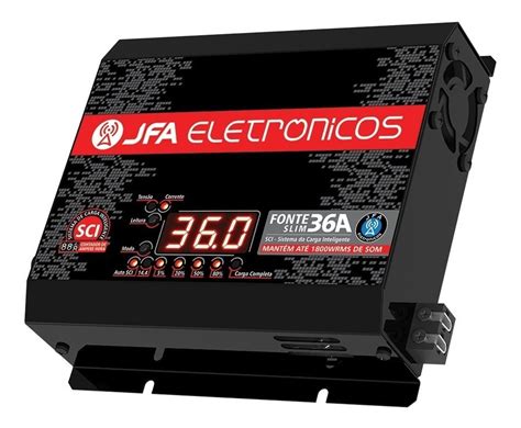 Fonte Carregador Automotiva Jfa 36a Slim Bivolt Original R 266 00 Em