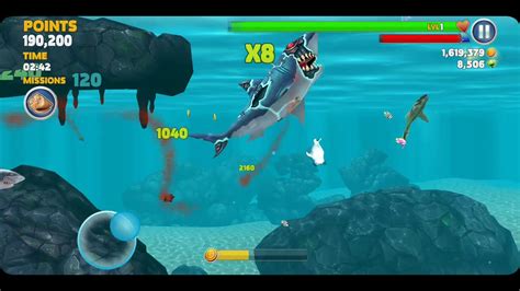 Hungry Shark Evolution Megalodon Sharkinator Epic Skin Android Gameplay