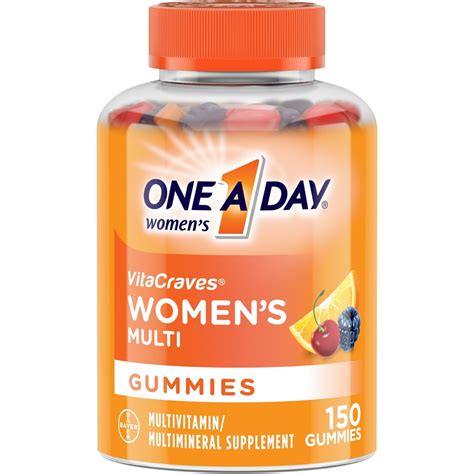 One A Day Women S Vitacraves Multivitamin Gummies Supplement With Vitamins A C E B6 B12