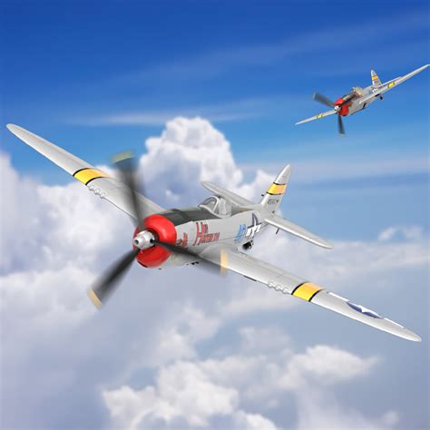 VolantexRC Mini P 47 Warbird EPP 400mm Wingspan 2 4G 4CH 6 Axis Gyro