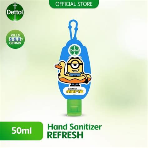 Minion Limited Design Dettol Jacket Bagtag Instant Hand Sanitizer