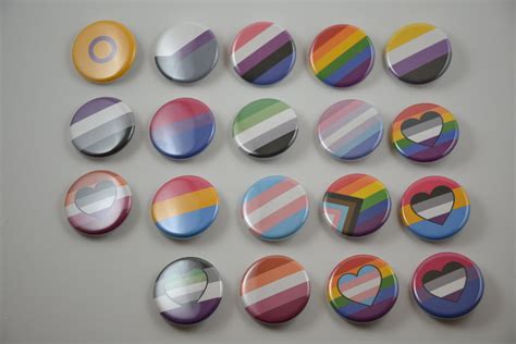 Lgbtq Buttons 1 25 Inch Button Etsy