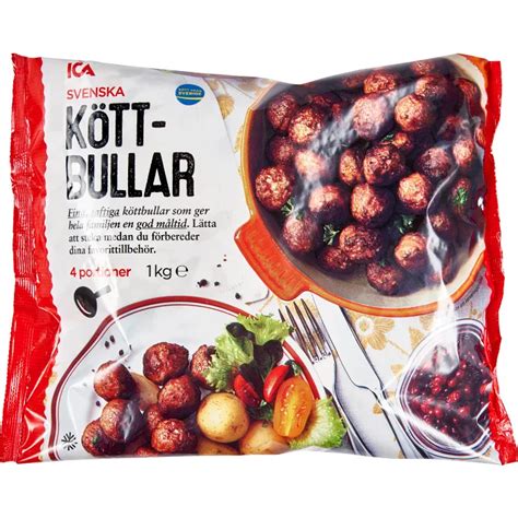 Svenska Köttbullar 1000g ICA Handla mat online från din lokala ICA butik