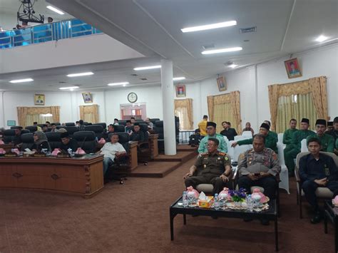 Rapat Paripurna DPRD Batang Hari Tentang Hibah Dan Pengantar KUA PPAS