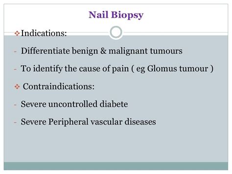 Nail Biopsy