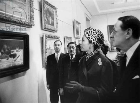 Farah Diba Pahlevi Queen Of Iran With Andre Malraux French Minister Of