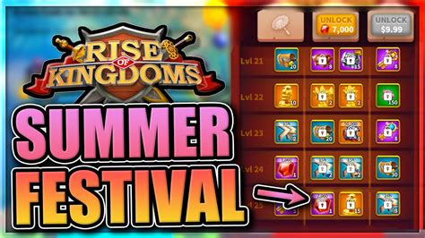 Summer Festival Sneak Peek The Best K Gems You Can Spend In Rise Of