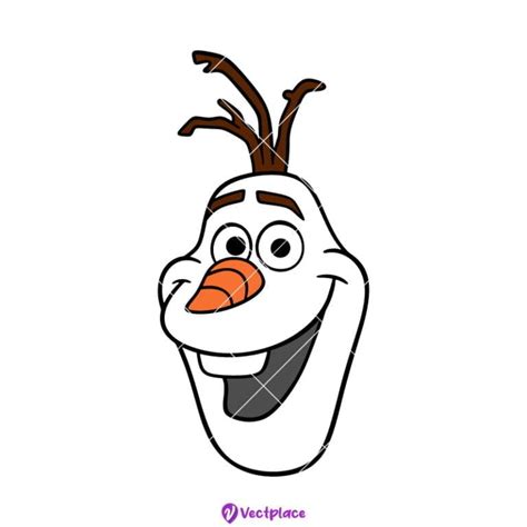 Free Olaf Frozen SVG - Vectplace