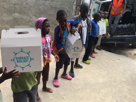International Hunger Relief 2022 Embrace Relief Delivers Meals To