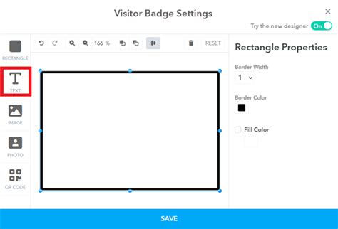 How to design a visitor badge