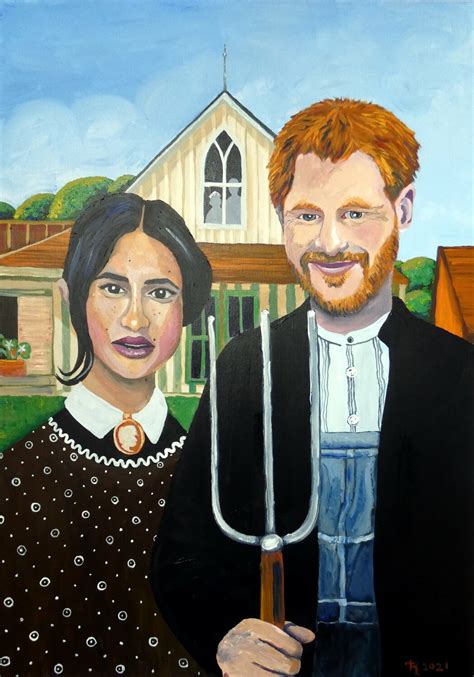 American Gothic Painting