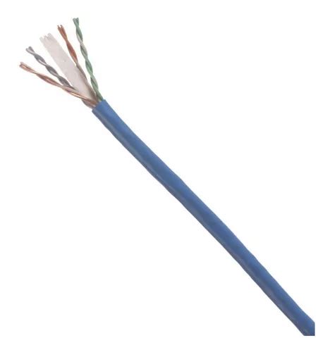 Bobina De Cable Utp M De Cobre Tx Pannet Azul Env O Gratis