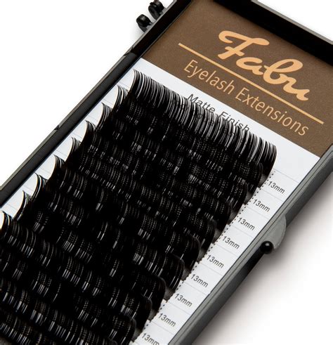 Individual Eyelash Extensions 0.12, C Curl, Single Length Tray – FabuPRO