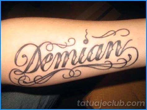 Tatuajes De Nombre En El Brazo Tatuajeclub