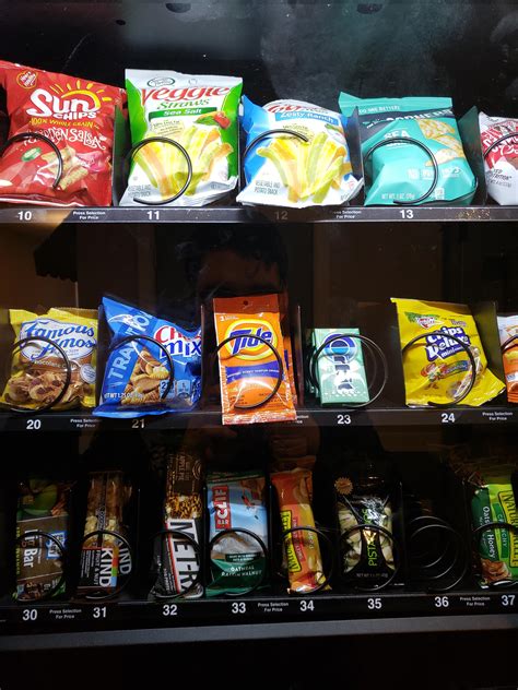 There's a healthy snacks vending machine in my building. : r/funny