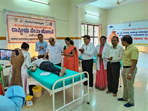 Voluntary Blood Donation Campu Successfuly Organized At Jss Ayurveda