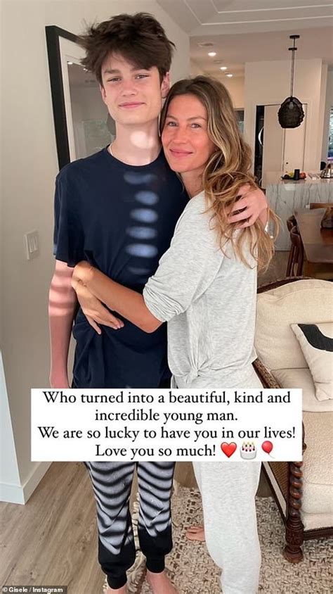 Gisele Bundchen Shares Tribute To Stepson Jack On His 17th Birthday