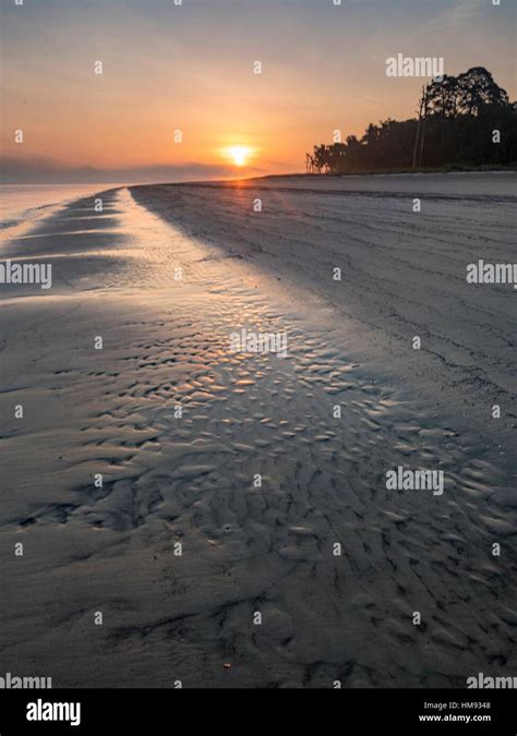 Jekyll Island Sunrise Stock Photo - Alamy