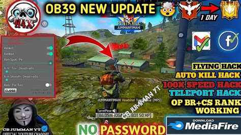 Ob Free Fire Hack Auto Headshot Injector Free Fire Max Mod Menu