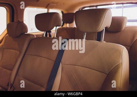 Back Passenger Seats In Modern Luxury Comfortable Car Stock Photo Alamy