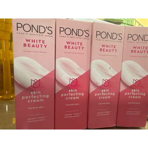 Jual Ponds White Beauty Skin Perfecting Cream 20gr Shopee Indonesia