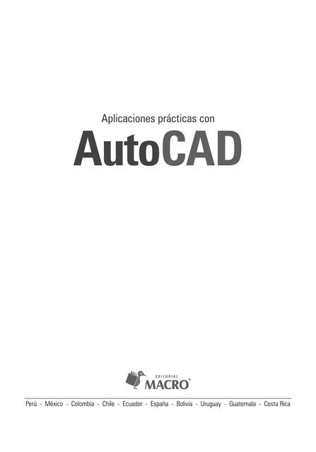 Aplicaciones Practicas Autocad Marianito Pujaico Rivera Udocz