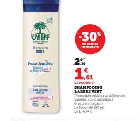 Promo Déodorant Bille L arbre Vert chez Auchan