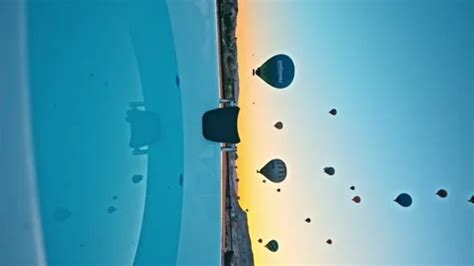 Hot Tub On A Rooftop With Hot Air Balloo Stock Video Pond