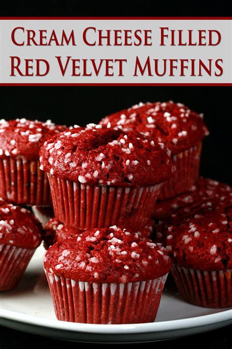 Cream Cheese Red Velvet Muffins Recipe Celebration Generation