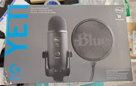 Logitech Blue Yeti Game Streaming USB Condenser Microphone Kit With