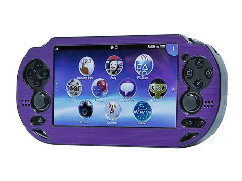 PURPLE PlayStation PS Vita PSV CASE ALUMINUM Hard Protective Shell Skin ...