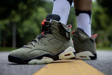 Travis Scott Air Jordan 6 Medium Olive Cactus Jack Cn1084 200 Release