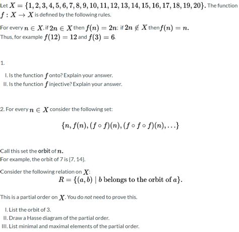 Solved Let X {1 2 3 4 5 6 7 8 9 10 11 12 13