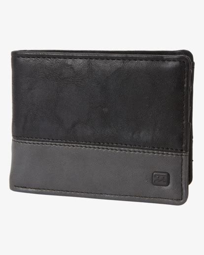 Dimension Faux Leather Bi Fold Wallet Billabong