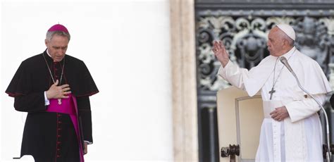 El Papa Recibe Al Secretario De Benedicto XVI Por Primera Vez Desde Su