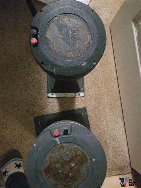 Vintage Jbl Signature 16 Ohms Compression Driver Speakers W H5039
