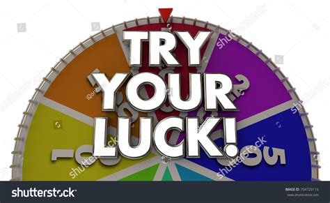 Try Your Luck Spinning Game Show Stock Illustration 704729116 | Shutterstock