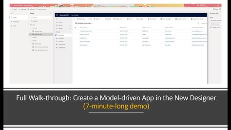 Full Walk Through Creating A Model Driven App Using The New Design