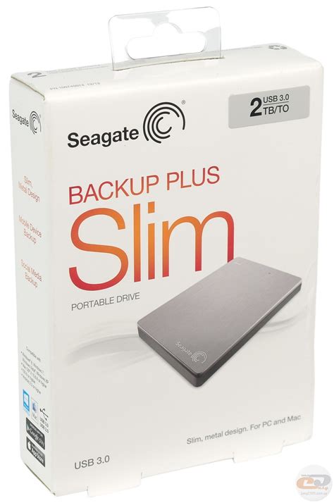 Seagate Backup Plus Slim (2 TB) external hard disk: review and testing ...