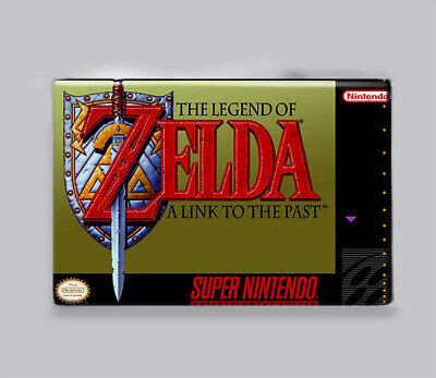 THE LEGEND OF ZELDA / SNES - 2" x 3" FRIDGE MAGNET (box super nintendo game link | #4647572443