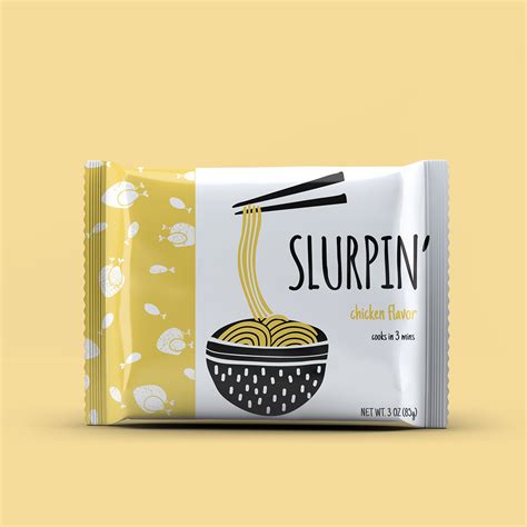 package design  noodles  behance