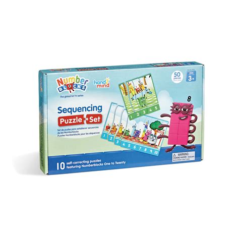 NUMBERBLOCKS SEQUENCING PUZZLE SET HAND 2 MIND Playwell Canada Toy