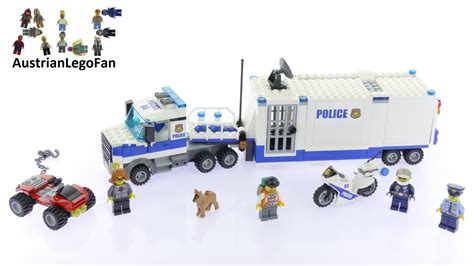 Lego City Mobile Command Center Lego Speed Build Review Youtube