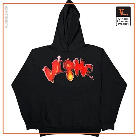 Vlone Hoodies Vlone Angels Fire Hoodie Vl2409 Vlone Shop